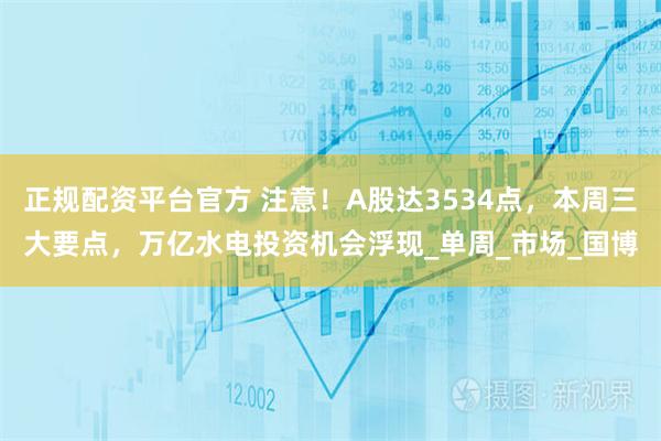 正规配资平台官方 注意！A股达3534点，本周三大要点，万亿水电投资机会浮现_单周_市场_国博